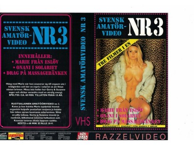 Sv. Amatörvideo  Nr  3  Instick  VHS